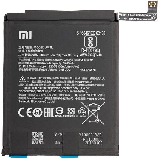 Akku Xiaomi Mi 9, BM3L, Tausch 