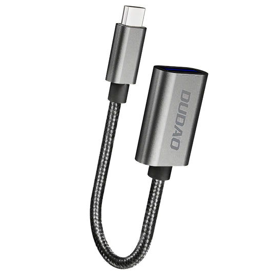 Dudao L15T USB-C zu USB-A OTG Adapter, Schwarz