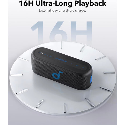 Tragbarer Bluetooth-Lautsprecher Anker SoundCore Select 2S, 20 W, wasserdicht, schwarz A3171011 