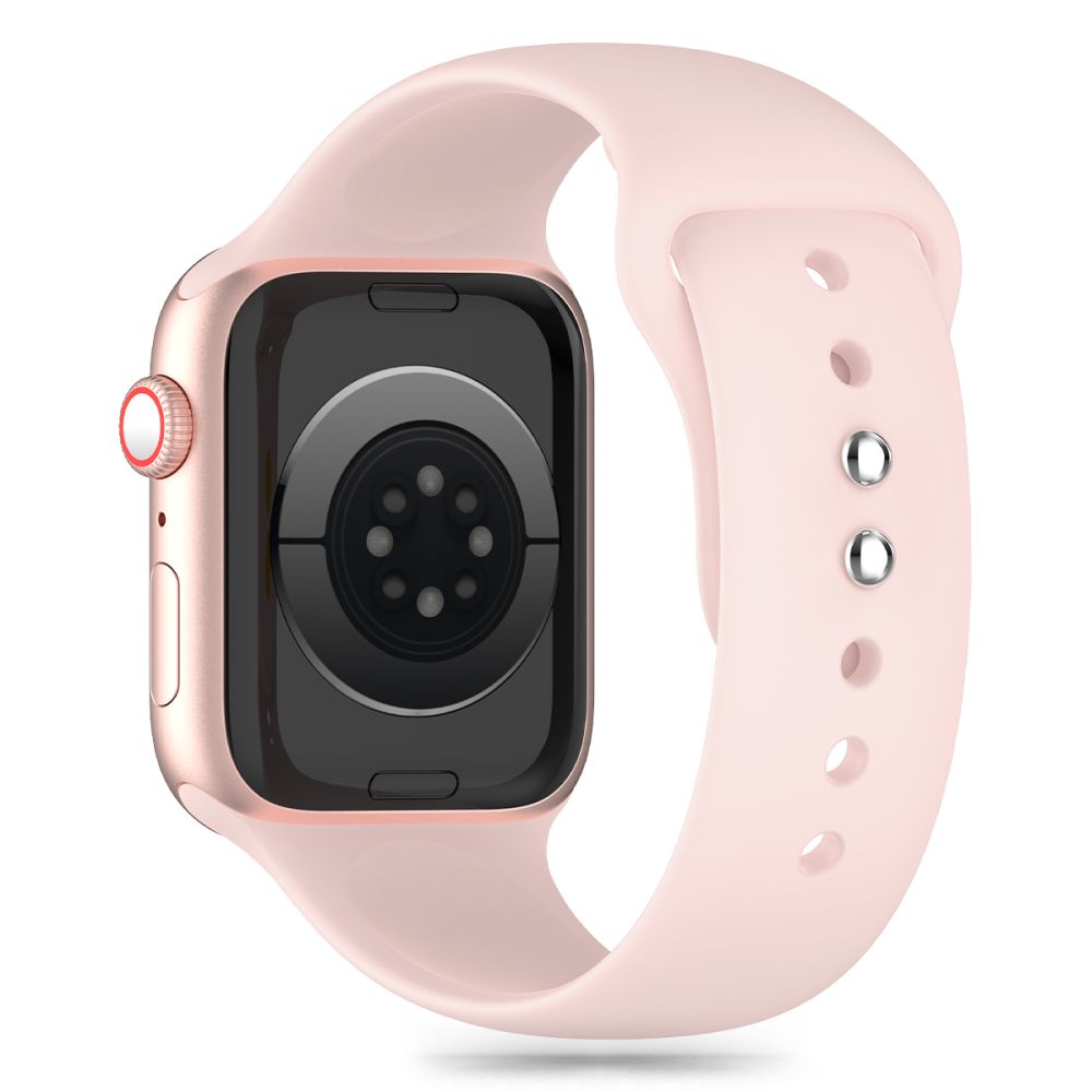 Tech-Protect Silikonarmband für Apple Watch 41mm / 40mm / 38mm Serie, Pink 