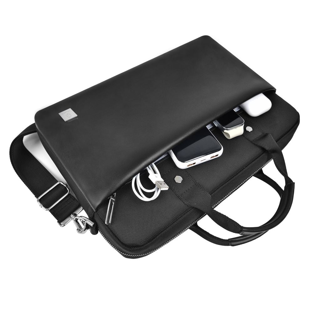 WiWu Hali Laptop-Tasche 15,6 Zoll, Schwarz 