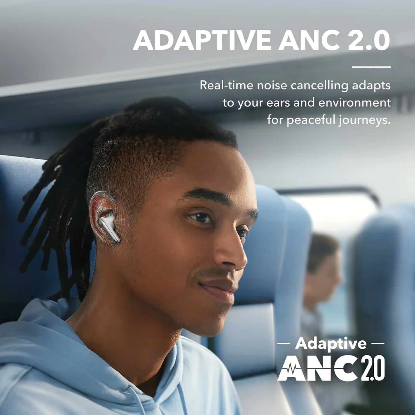 Bluetooth-Freisprecheinrichtung Bluetooth Anker SoundCore Liberty 4 NC, TWS, ANC, MultiPoint, Weiß A3947G21 