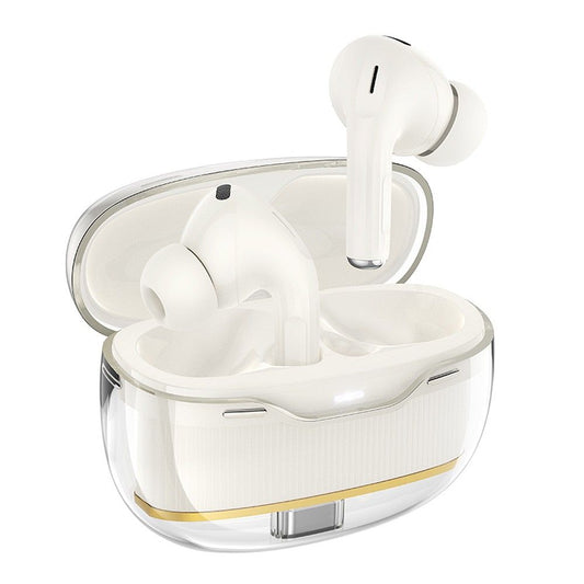 Handsfree Bluetooth HOCO EW54, TWS, Weiß (Milky White)