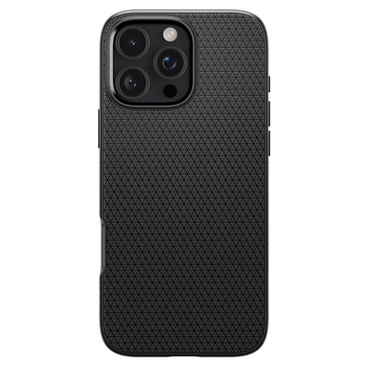 Tasche für Apple iPhone 16 Pro, Spigen, Liquid Air Matte, Schwarz ACS08117 