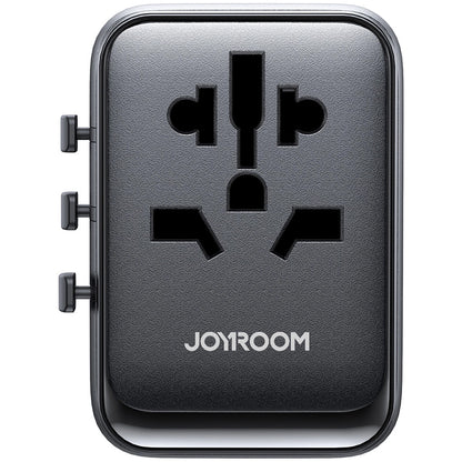 Network Charger Joyroom JR-TCW01 Travel, 17W, 3A, 1 x USB-C - 3 x USB-A, Black 