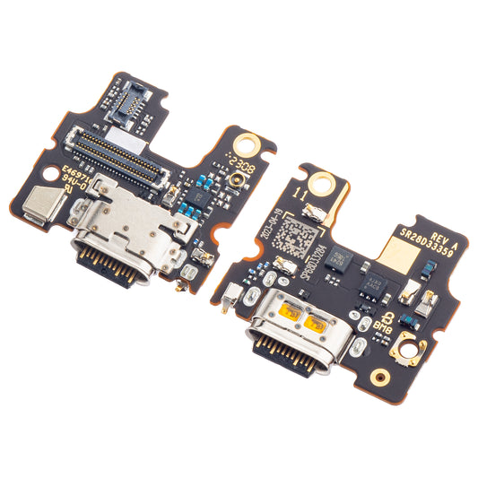 Platine mit Ladeanschluss - Mikrofon Motorola Edge 30, Service Pack 5P68C20589