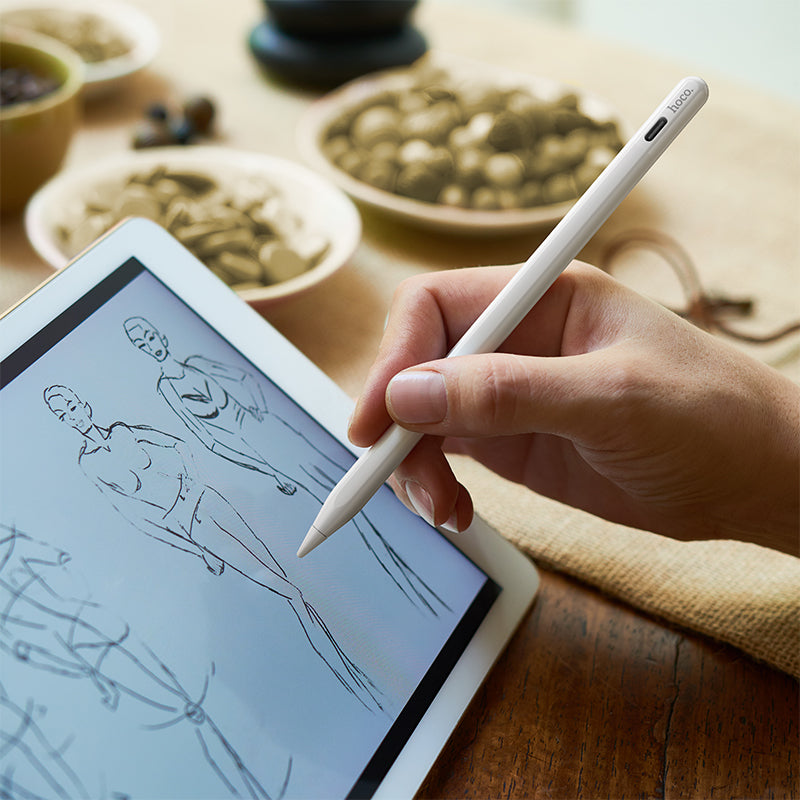 HOCO GM112 Touch Pen für Apple iPad, Weiß 